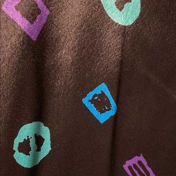 Venezia Black rainbow Casual Button Down Shirt - Picture 5 of 8